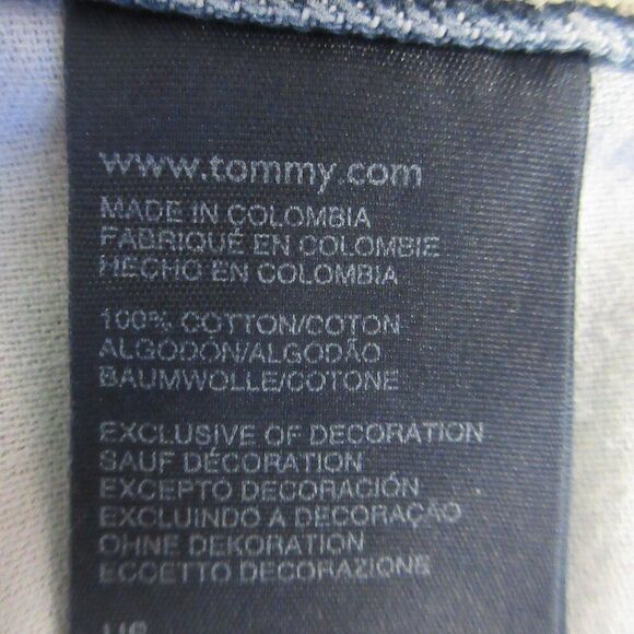 TOMMY HILFIGER‎ High-Rise Straight Leg Denim Jeans Womens Sz 10 LONG Cotton TALL - Picture 8 of 16